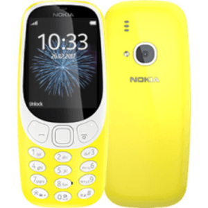 NOKIA 3310 YELLOW (GLOSSY) front&back