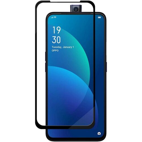 Oppo F11 Pro 9D Hardness front Black tempered Glass (1)
