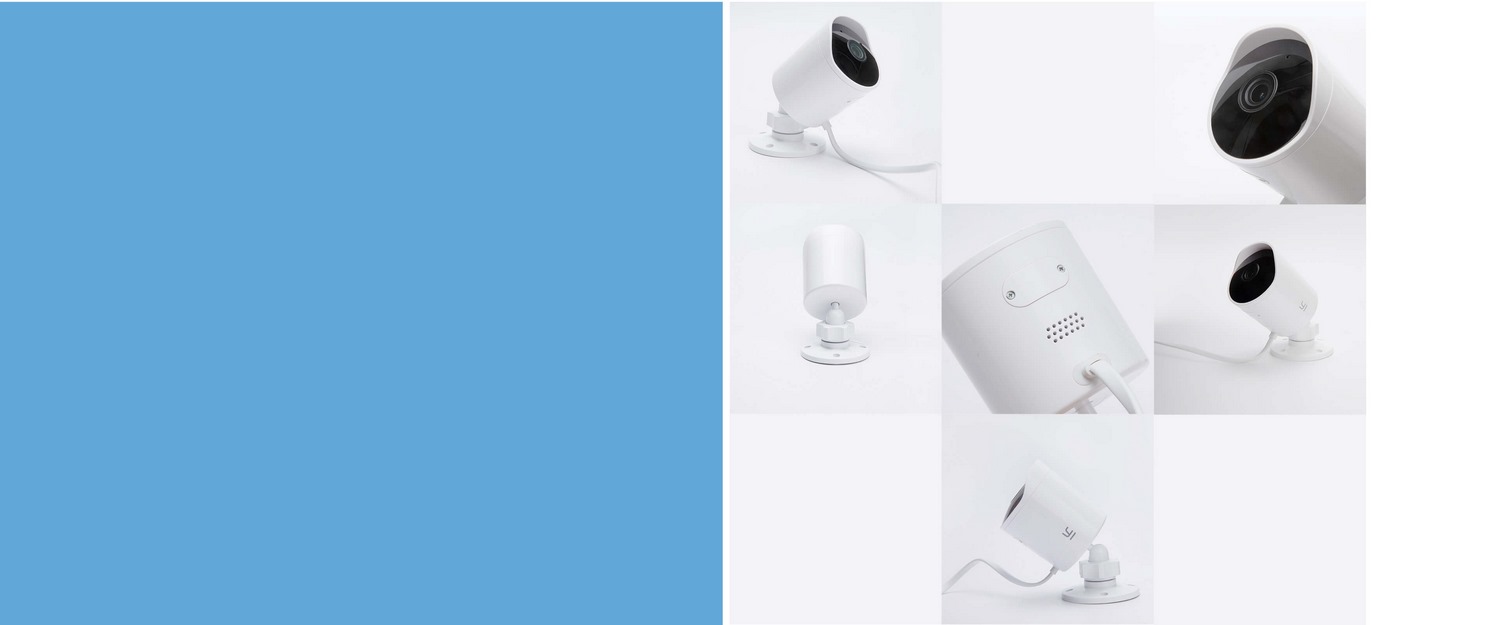 YI Outdoor Security Camera, 1080p Cloud Cam 2.4G Wireless IP Waterproof Night Vision Surveillance System with Two-Way Audio, Motion Detection, Activity Alert, Deterrent Alarm - iOS, Android App 11 YI OUTDOOR CAMERA - Practical, elegant design