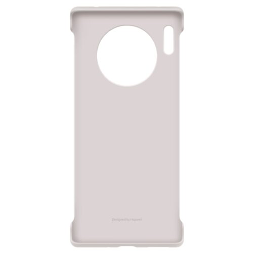 HUAWEI-MATE-30-PRO-LEATHER-CASE-ELEGANT-GREY - FRONT