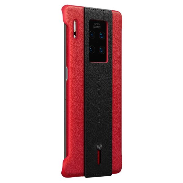 HUAWEI-MATE-30-RS-LEATHER-HAND-STRAP-CASE-RED-BACK (1)