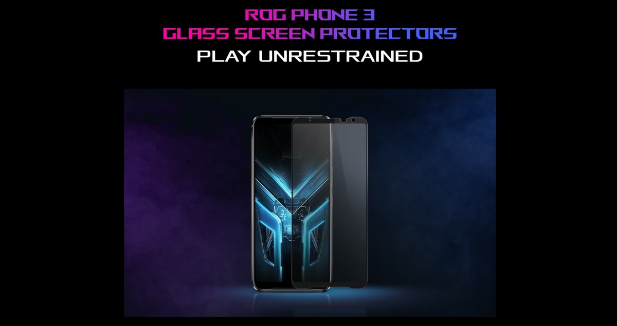 ASUS ROG PHONE 3 GAMING SMARTPHONE GLASS SCREEN PROTECTOR BANNER