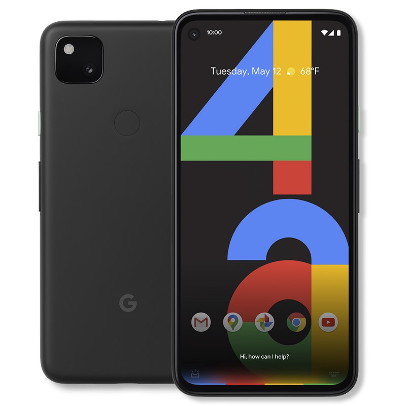 Google Pixel 4a eSIM Dual SIM 128GB, 6GB RAM Phone, 4G LTE - Just Black
