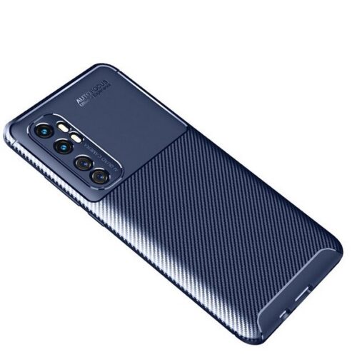 Xiaomi-Mi-Note-10-Lite-Cover-Slim-Soft-TPU-Carbon-Fiber-Back-Cover (Blue)