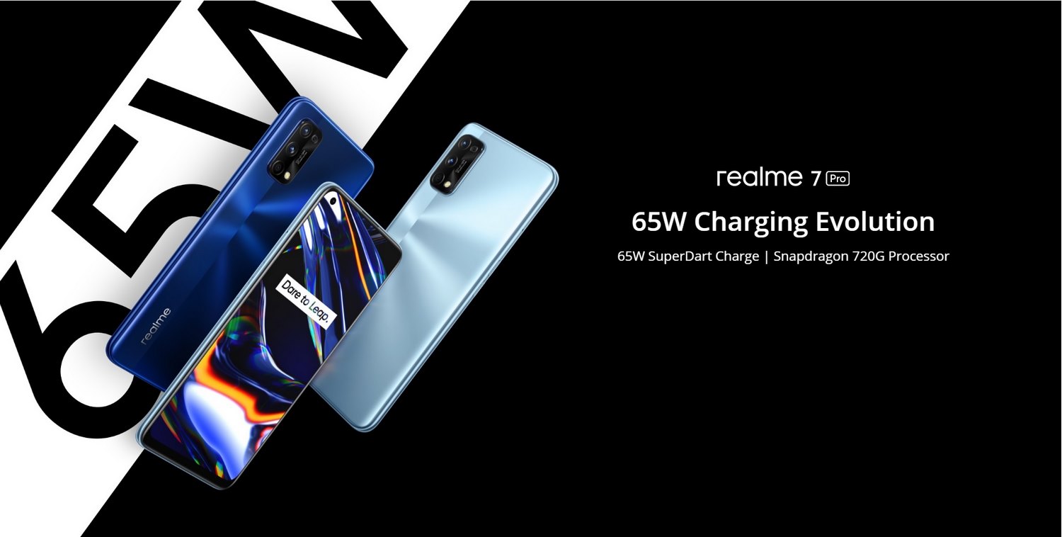 Realme 7 Pro Dual SIM 128GB, 8GB RAM Phone, 4G LTE - Alezay