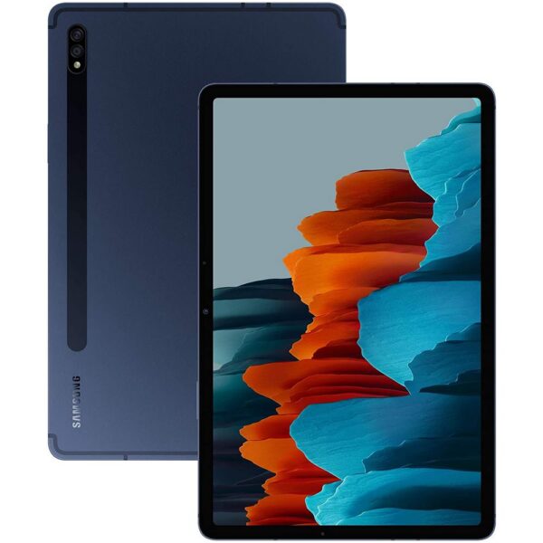 SAMSUNG GALAXY TAB S7 PLUS 5G - MYSTIC BLUE - ALEZAY KUWAIT