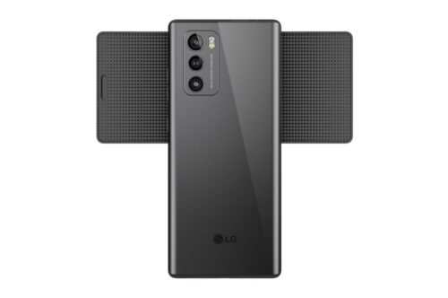 LG WING 5G AURORA GREY (BACKSIDE)