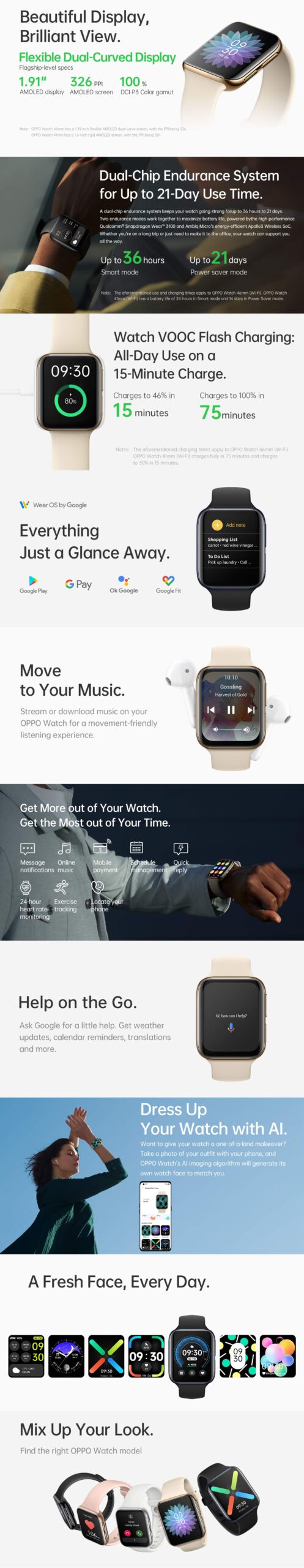 OPPO Watch Global 46mm Smartwatch Banner Alezay