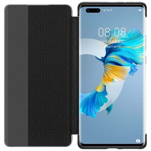 HUAWEI MATE 40 PRO SMART VIEW FLIP COVER - BLACK (3)