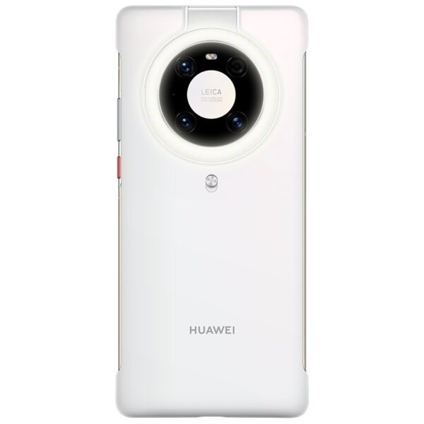 HUAWEI MATE 40 PRO RING LIGHT CASE - WHITE