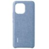 Xiaomi Mi 11 Plain Leather Imitation Woven Protective Case (Blue)