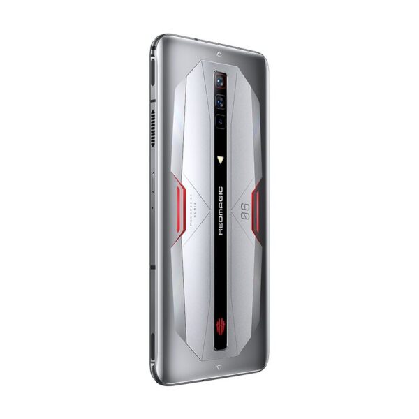 NUBIA RED MAGIC 6 PRO 5G - ALEZAY KUWAIT - MOON SILVER (BACK TILTED)