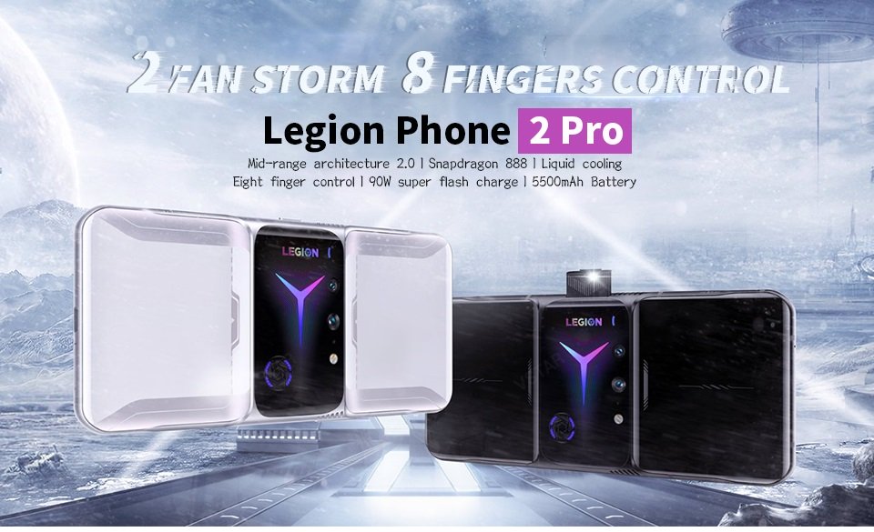 legion 2 pro game 12G 256G SIMフリー Lenovo Legion 2 Pro 5G 256GB, 12GB RAM Gaming Phone (Global)