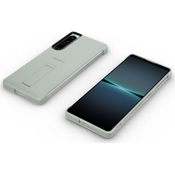 Sony Xperia 1 IV Style Cover with Stand Official Case - White