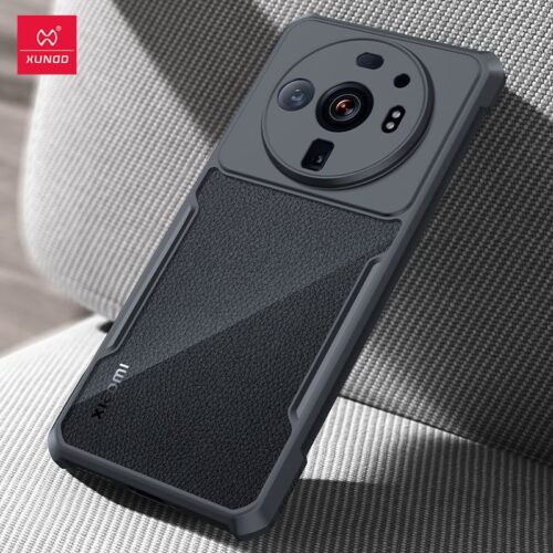  FZYM Carbon Fibers Case for Xiaomi 12S Ultra,Black