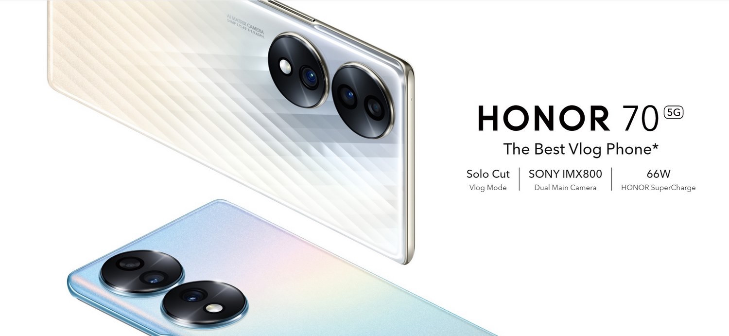 HONOR 70 5G - MAIN BANNER - ALEZAY KUWAIT