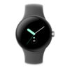 Google Pixel Watch - Polished Silver case - Charcoal Active band (1)