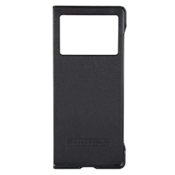 Vivo X Fold+ Plain Leather Stand Protective Case (Red Back)