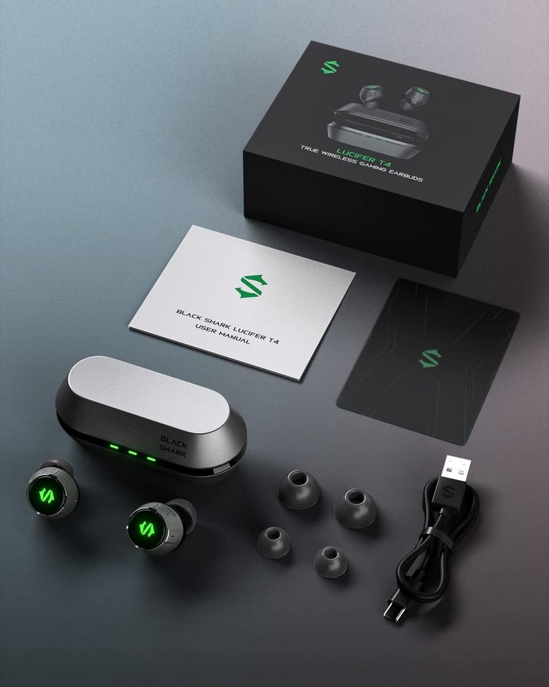 Black shark online wireless earphones