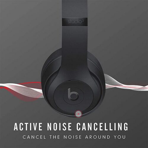 Beats Studio 3 True Wireless Noise Cancelling Over-Ear Headphones - Matte Black - Alezay Kuwait