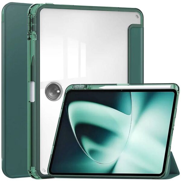 OnePlus Pad Folding Stand Cover - Dark Green - Alezay Kuwait