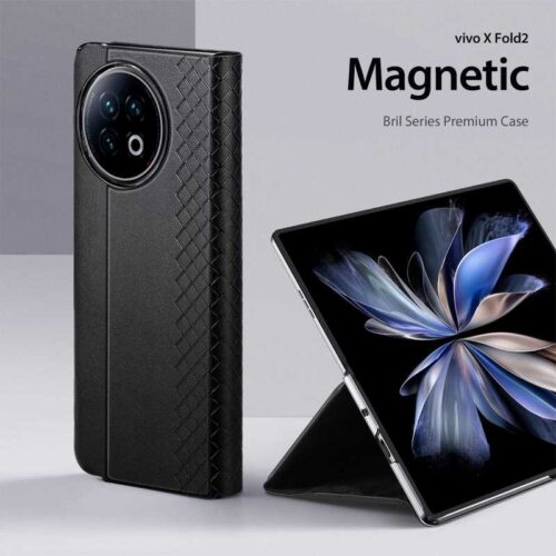 DUX DUCIS Genuine Leather Case for Vivo X Fold 2
