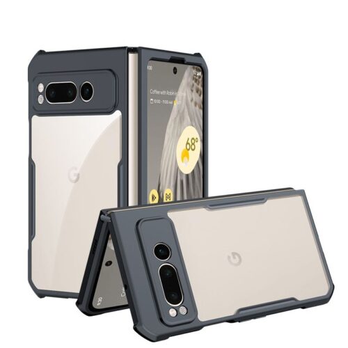 Google Pixel Fold Transparent Bumper Case by XUNDD®️