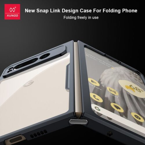 Google Pixel Fold Transparent Bumper Case by XUNDD®️