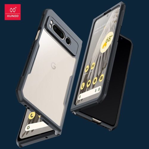 Google Pixel Fold Transparent Bumper Case by XUNDD®️