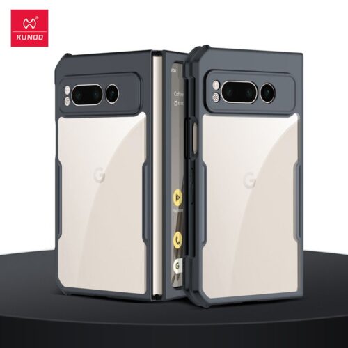 Google Pixel Fold Transparent Bumper Case by XUNDD®️
