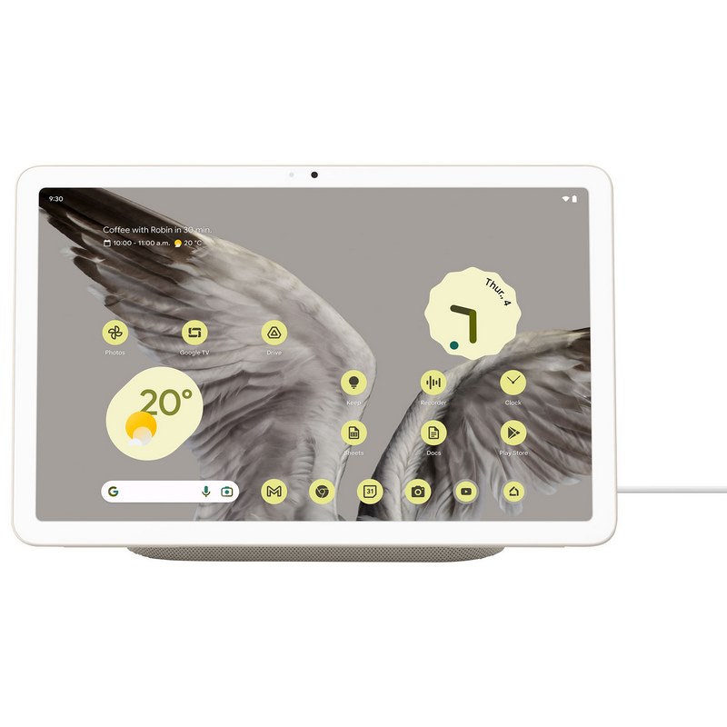 Google Pixel Tablet with Charging Speaker Dock - Porcelain - Alezay Kuwait