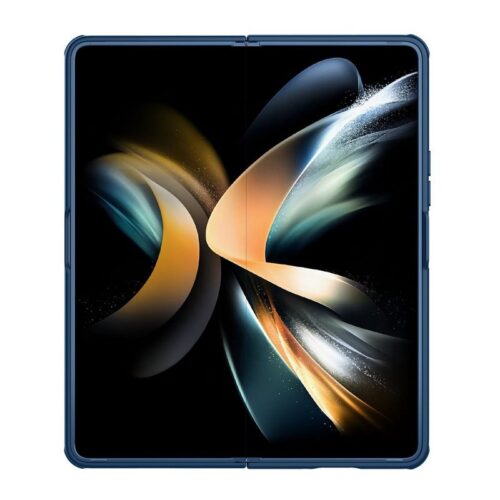 Nillkin CamShield Fold Case with Pen Holder for Samsung Galaxy Z Fold 5 - Blue - Alezay Kuwait