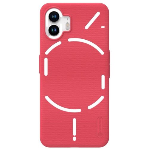 Nillkin Super Frosted Shield Case for Nothing Phone 2 - Red - Alezay Kuwait