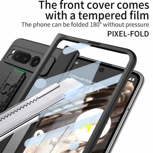 GKK Magnetic Hinge Wrist Strap Case for Google Pixel Fold - Alezay Kuwait