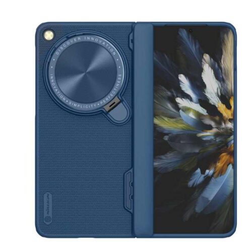 Nillkin Super Frosted Shield Prop Case for OnePlus Open - OPPO Find N3 - Blue - Alezay Kuwait