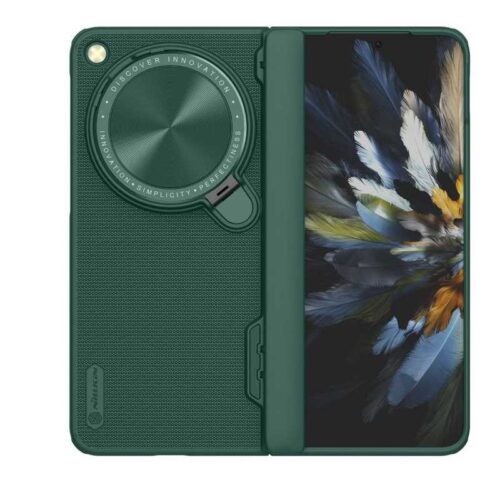 Nillkin Super Frosted Shield Prop Case for OnePlus Open - OPPO Find N3 - Green - Alezay Kuwait