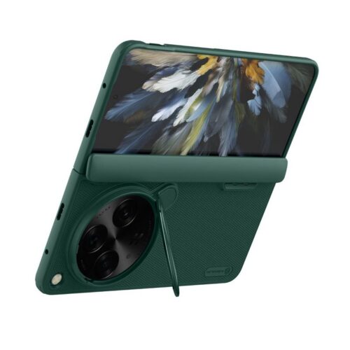 Nillkin Super Frosted Shield Prop Case for OnePlus Open - OPPO Find N3 - Green - Alezay Kuwait