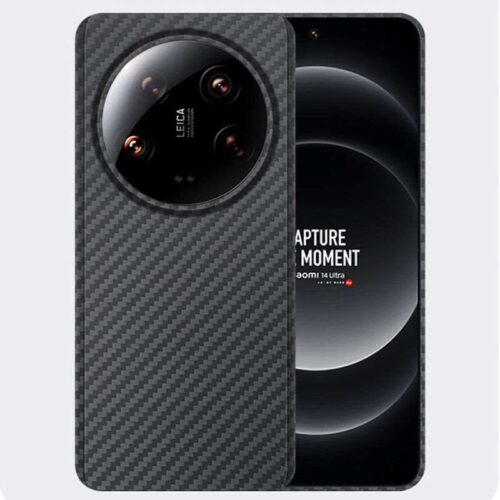 Xiaomi 14 Ultra Carbon Fiber Case - Open Camera - Alezay Kuwait