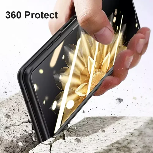 Honor Magic V2 Folding Luxury Case Shockproof Kickstand Back Cover - Alezay Kuwait