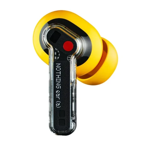 Nothing Ear (a) Wireless Earbuds - Nothing Earbuds with ChatGPT Integration - Yellow - Alezay Kuwait - Nothing Kuwait