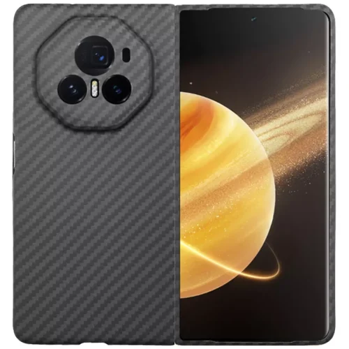 HONOR MAGIC V3 CARBON FIBER CASE - FINE HOLE - ALEZAY KUWAIT