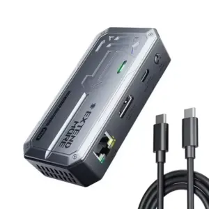 PLEXTONE GS1 AWAKENS 6 in 1 Game Extender 4K 60Hz Fan Cooling Inside - Alezay Kuwait