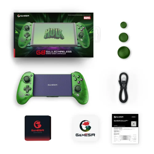 GameSir G8 Plus Hulk Edition Bluetooth Mobile Controller - Alezay Kuwait - Gamesir Kuwait