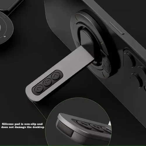 Double-sided Magnetic Phone Holder Ultra-thin 360° Rotatable Multifunctional & Multi-angle Adjustable Phone Holder - Alezay Kuwait