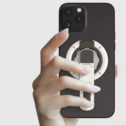 Double-sided Magnetic Phone Holder Ultra-thin 360° Rotatable Multifunctional & Multi-angle Adjustable Phone Holder - Alezay Kuwait