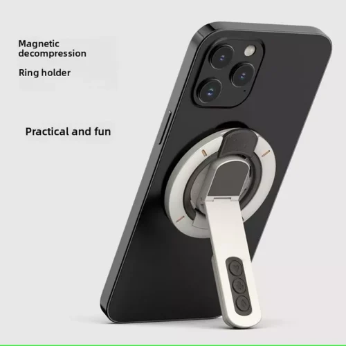 Double-sided Magnetic Phone Holder Ultra-thin 360° Rotatable Multifunctional & Multi-angle Adjustable Phone Holder - Alezay Kuwait