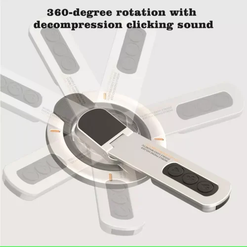 Double-sided Magnetic Phone Holder Ultra-thin 360° Rotatable Multifunctional & Multi-angle Adjustable Phone Holder - Alezay Kuwait
