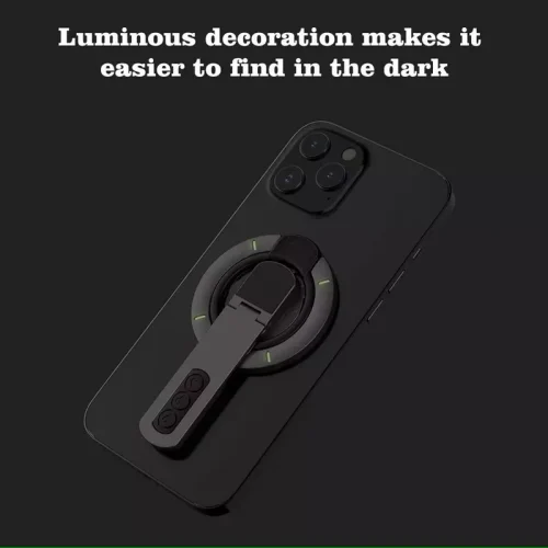 Double-sided Magnetic Phone Holder Ultra-thin 360° Rotatable Multifunctional & Multi-angle Adjustable Phone Holder - Alezay Kuwait