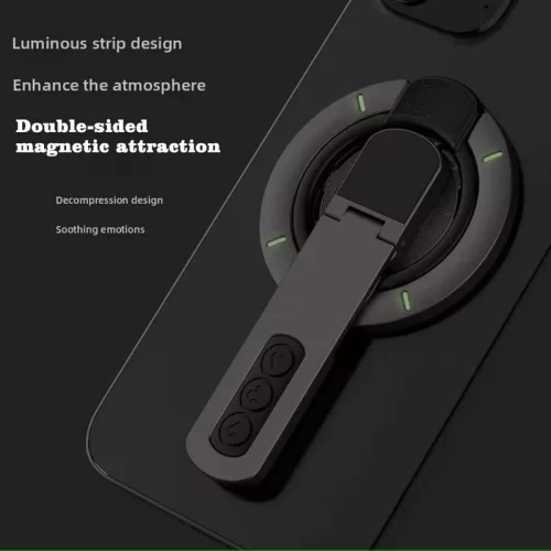 Double-sided Magnetic Phone Holder Ultra-thin 360° Rotatable Multifunctional & Multi-angle Adjustable Phone Holder - Alezay Kuwait