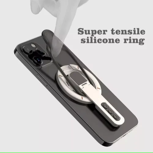 Double-sided Magnetic Phone Holder Ultra-thin 360° Rotatable Multifunctional & Multi-angle Adjustable Phone Holder - Alezay Kuwait